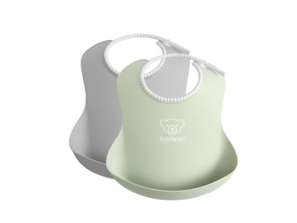 Babybjorn bryndáky 2 ks pudrově šedá/pudrově zelená