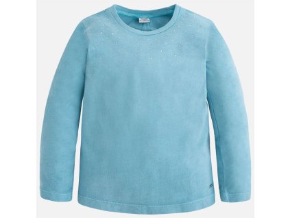 Triko MAYORAL tyrkys PERLIČKA - 7 let (122)