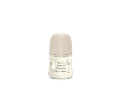 SUAVINEX | Dojčenská fľaša WONDERLAND 150ml FYZIOL PRŮTOK S - KRÉMOVÁ