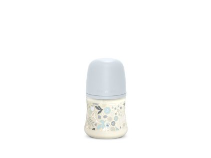 SUAVINEX | Dojčenská fľaša WONDERLAND 150ml FYZIOL PRŮTOK S - LIBERTY MODRÁ