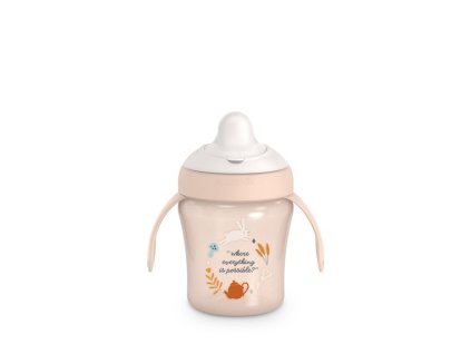 SUAVINEX | Nerozlievací hrnček WONDERLAND 200 ml - RUŽOVÝ
