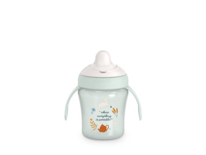 SUAVINEX | Nerozlievací hrnček WONDERLAND 200 ml - ZELENÝ