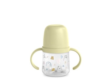 SUAVINEX | PRVÁ fľaša s uškami  BEAR 150 ml - ZELENÁ