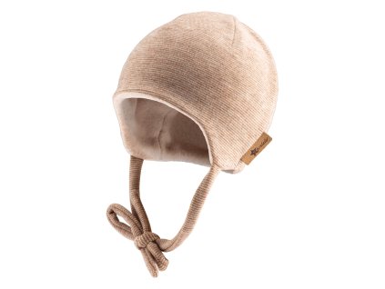 STERNTALER Čiapka na zaväzovanie podšitá oranžová uni veľ. 45 cm - 6-9 m