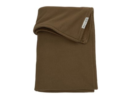 2754006 Meyco deken velvet knit basic chocolate