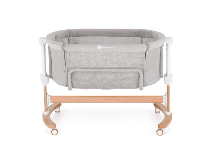 PETITE&MARS Postieľka detská polohovateľná s funkciou kolísky Glory 2v1 Mocha Beige