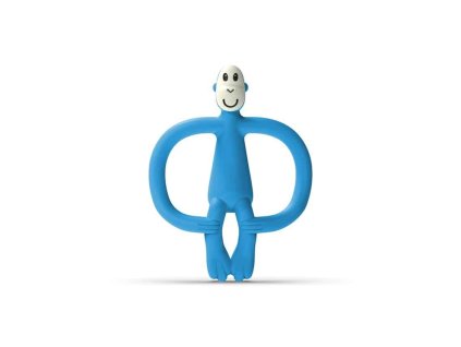 HRYZÁTKO A ZUBNÁ KEFKA MATCHSTICK MONKEY TEETHER BLUE