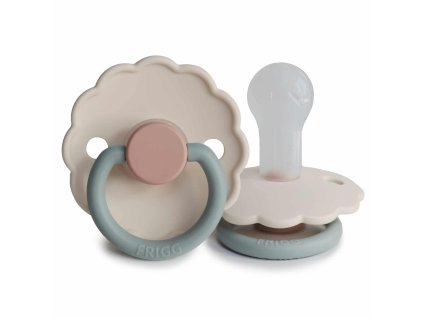 CUMLÍK FRIGG DAISY COLORBLOCK COTTON CANDY, +6M, SILIKÓN