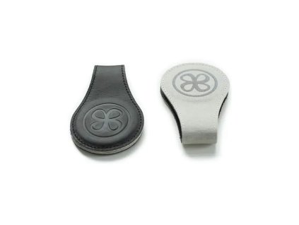 KOŽENÉ KLIPY CLOBY - ČIERNE