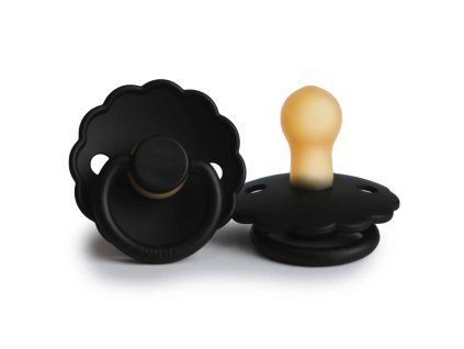 CUMLÍK FRIGG DAISY JET BLACK, 0-6M, KAUČUK