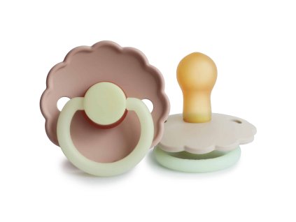 CUMLÍKY FRIGG DAISY NIGHT BLUSH/ CREAM, 0-6M, KAUČUK