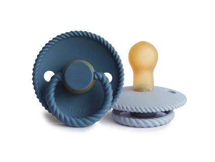 CUMLÍKY FRIGG ROPE OCEAN VIEW/ POWDER BLUE, 0-6M, KAUČUK