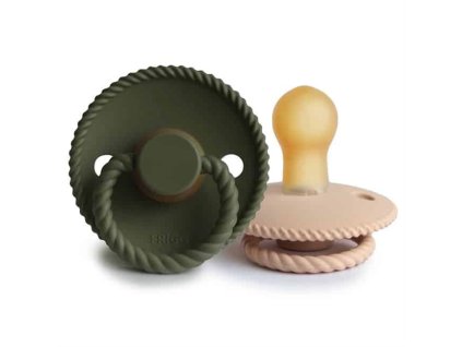 CUMLÍKY FRIGG ROPE CROISSANT/ OLIVE, 0-6M, KAUČUK