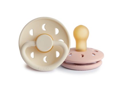 CUMLÍKY FRIGG MOON PHASE BLUSH/ CREAM, 0-6M, KAUČUK