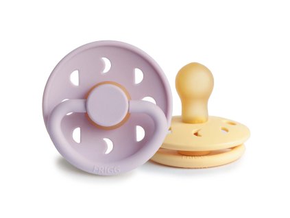 CUMLÍKY FRIGG MOON PHASE PALE DAFFODIL/ SOFT LILAC, +6M, KAUČUK