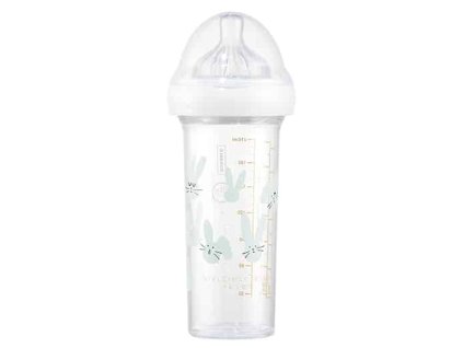 DOJČENSKÁ FĽAŠA LE BIBERON FRANCAIS STELLA MCCARTNEY KIDS RABBIT GREEN, 210 ML, 0+m