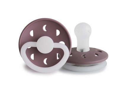 CUMLÍK FRIGG MOON PHASE TWILIGHT MAUVE NIGHT, 0-6M, SILIKÓN