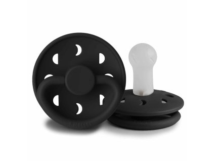 CUMLÍK FRIGG MOON PHASE JET BLACK, +6M, SILIKÓN