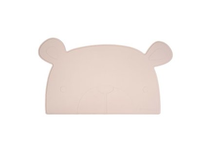 SILIKÓNOVÁ PODLOŽKA MEDVEĎ LILI BLUSH PINK