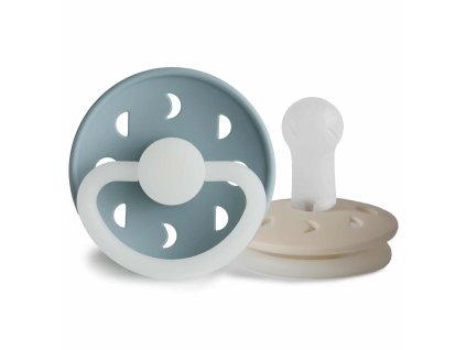 DVOJBALENIE CUMLÍKOV FRIGG MOON PHASE STONE BLUE NIGHT/ CREAM NIGHT, +6M, SILIKÓN