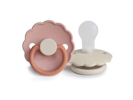 DVOJBALENIE CUMLÍKOV FRIGG DAISY BISCUIT/ CREAM, 0-6M, SILIKÓN