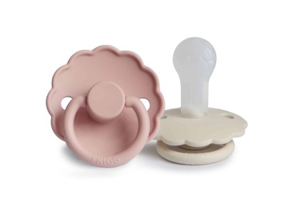 DVOJBALENIE CUMLÍKOV FRIGG DAISY BLUSH/ CREAM, +6M, SILIKÓN