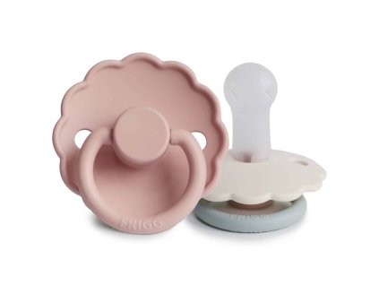 DVOJBALENIE CUMLÍKOV FRIGG DAISY BLUSH/ COTTON CANDY, +6M, SILIKÓN