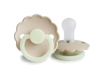DVOJBALENIE CUMLÍKOV FRIGG DAISY NIGHT CREAM/ CROISSANT, 0-6M, SILIKÓN