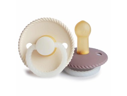 DVOJBALENIE CUMLÍKOV FRIGG ROPE NIGHT TWILIGHT MAUVE/ CREAM, +6M, KAUČUK