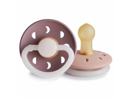 DVOJBALENIE CUMLÍKOV FRIGG MOON PHASE NIGHT TWILIGHT MAUVE/ BLUSH, 0-6M, KAUČUK