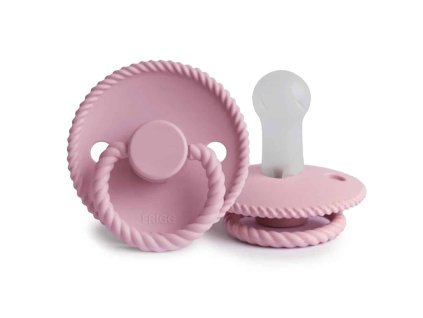 OKRÚHLY CUMLÍK FRIGG ROPE BABY PINK, 6-18M, SILIKÓN