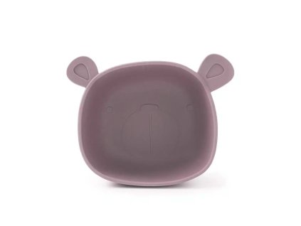 SILIKÓNOVÁ MISKA MEDVEĎ LILI PLUM