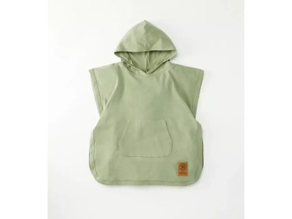 UV PONČO UPF50+ CLOBY OLIVE GREEN 3-5 ROKOV