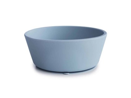 SILIKÓNOVÁ MISKA S PRÍSAVKOU MUSHIE - POWDER BLUE
