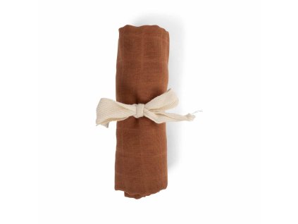 MUŠELÍNOVÁ PLIENKA GOTS FILIBABBA - AMBER BROWN