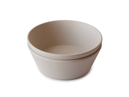 OKRÚHLE OBEDOVÉ MISKY MUSHIE - VANILLA
