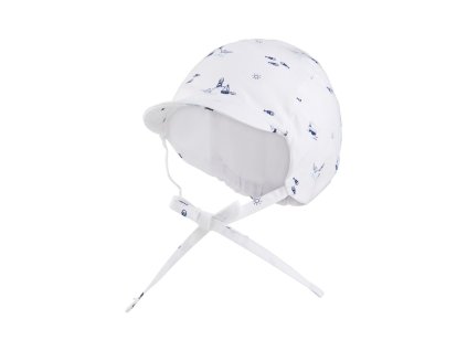 STERNTALER Čiapka so šiltom na zaväzovanie majáky chlapec-37 cm-2-3 m