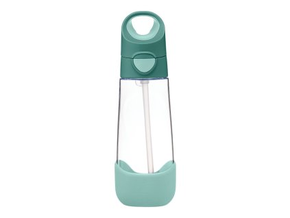 B.BOX Fľaša na pitie so slamkou 600 ml - emerald forest