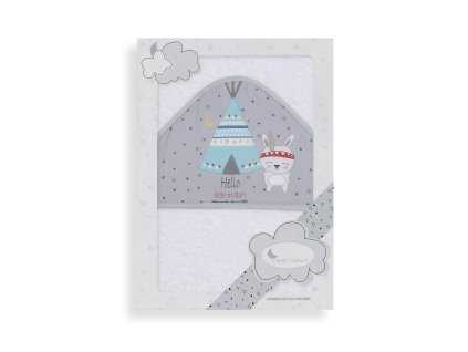 INTERBABY | OSUŠKA froté 100x100 TEEPEE - zelená