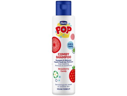 CHICCO Šampón a kondicionér Pop Comby Strawberry 250ml