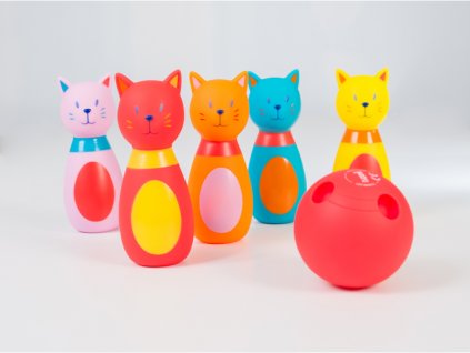 Bowling pre najmenších Mačka