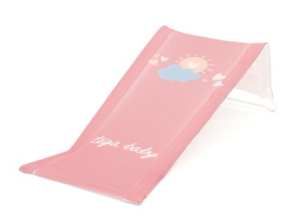 TEGA BABY Lehátko do vane látkové Meteo - pink