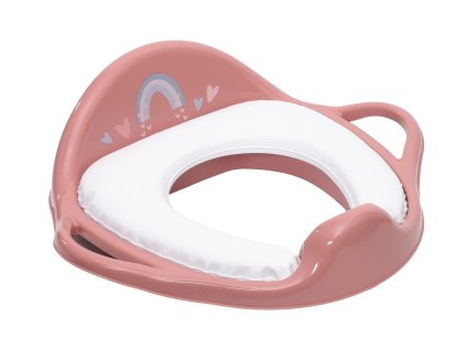 TEGA BABY Redukcia na WC s úchytmi Meteo - old rose