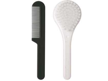 Detský hrebeň a kefka LUMA - Nylon Speckles White