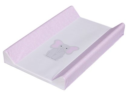 Rialto Baby Prebaľovacia podložka pevné dno 80x50 Pink Elefant