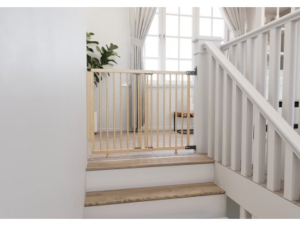 Baby Dan Vysoká zábrana na schodisko BabyDan Adjust Pro Stair Gate Wood, 65-110cm,skrutkovacia, v.81cm