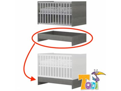 Podstavec dub pod Kombi postieľku Todi Cube