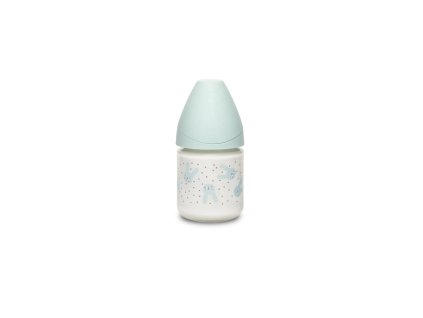 SUAVINEX | FĽAŠA SKLO 120 ml S HYGGE - ZELENÁ