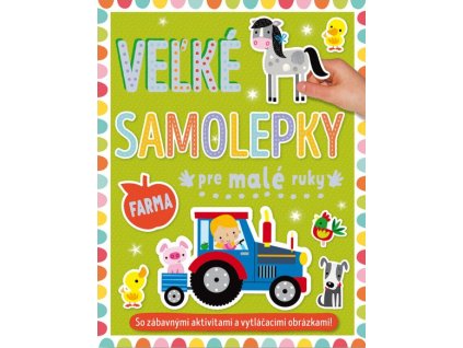 Farma - Veľké samolepky pre malé ruky