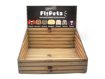 Display na Flipetz plyšové zvieratka 2v1 Zvieratko/Ovocie